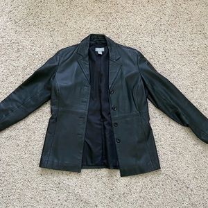 Leather Blazer